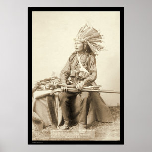 Póster Pouco, vestindo a mantilha no joelho ferido SD