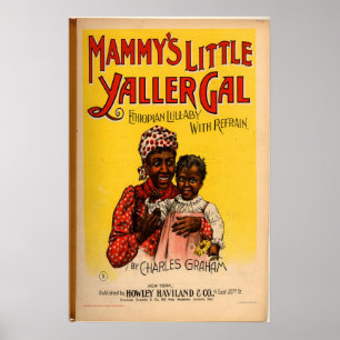 Póster Pouco yaller galão do Mammy