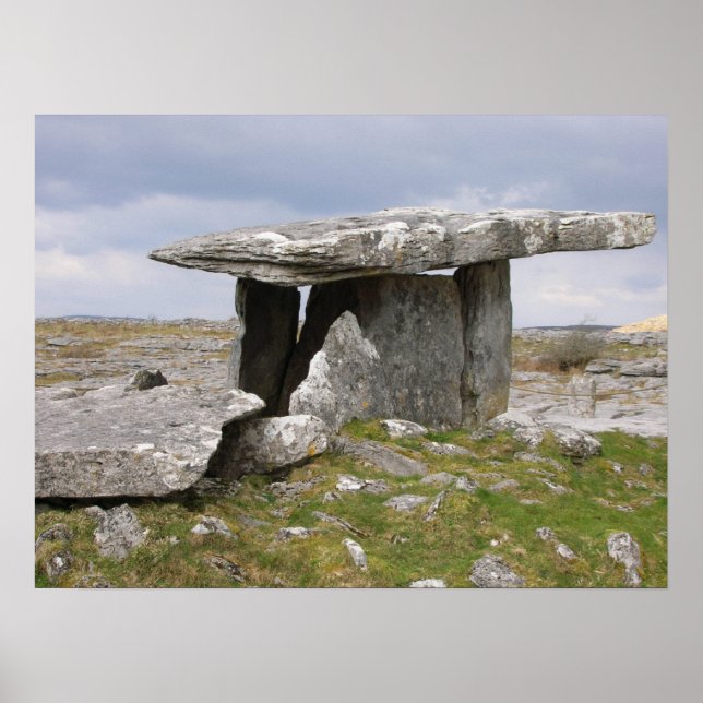 Poster Poulnabrone dolmen (Frente)