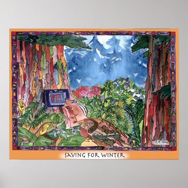 Póster Poupança Para O Inverno (Frente)