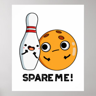 Poster Poupe-me de Boliches esportivas engraçadas