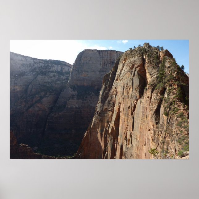 Póster Pouso dos Anjos no Parque Nacional de Zion (Frente)