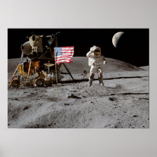 Poster Pouso na Lua ou será que é?