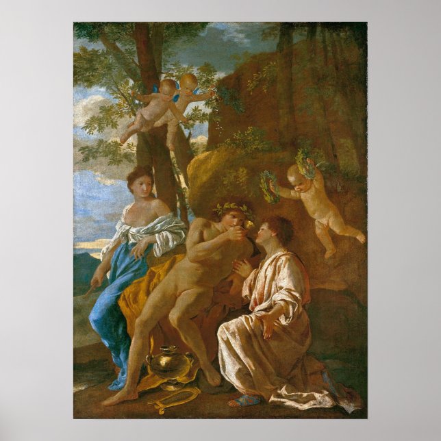 Poster Poussin - A Inspiração Do Poeta (Frente)