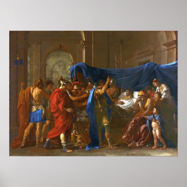 Poster Poussin - A Morte De Germânico (Frente)