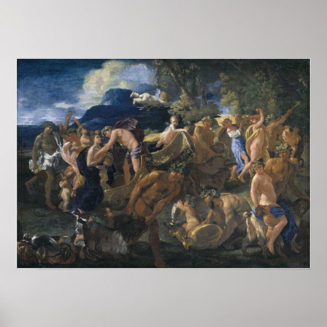 Poster Poussin - Bacchanal (Frente)
