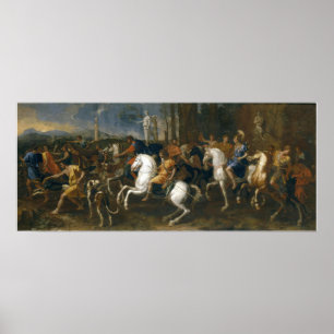 Poster Poussin - Caça de Meleager