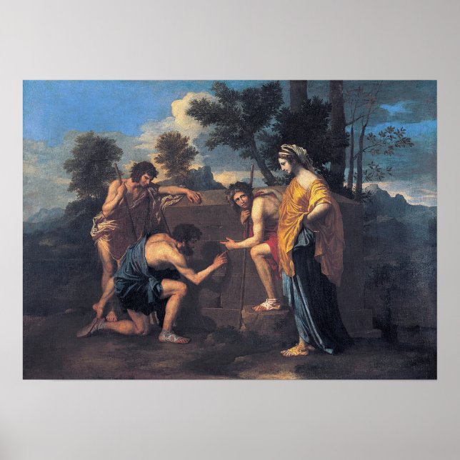 Poster Poussin - E Arcadia Ego (Frente)