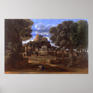 Poster Poussin - Paisagem Com as Cinzas de Focion