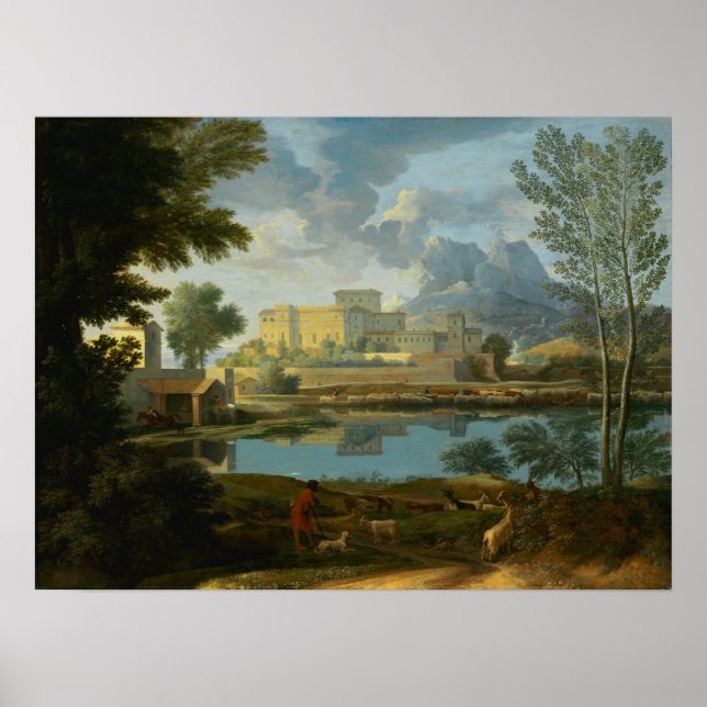 Poster Poussin - Paisagem Francesa (Frente)