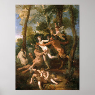 Poster Poussin - Pan E Syrinx