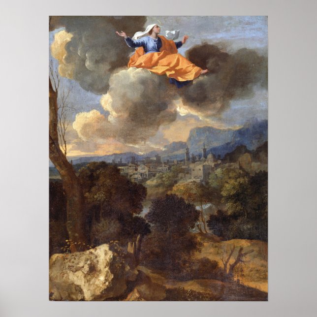 Poster Poussin - Santa Rita de Cássia (Frente)