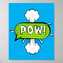 Poster Pow! Almoço Dinâmico de Pop