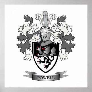 Póster Powell Family Crest Coat of Arms