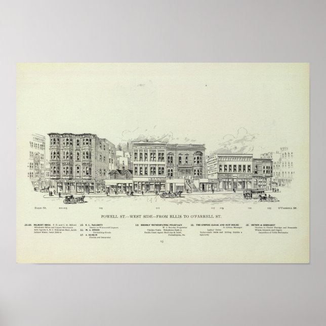 Póster Powell West side Ellis e O'Farrell (Frente)