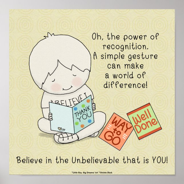 Poster Power of Recognition (Frente)