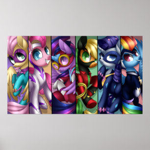 Póster Power Ponies