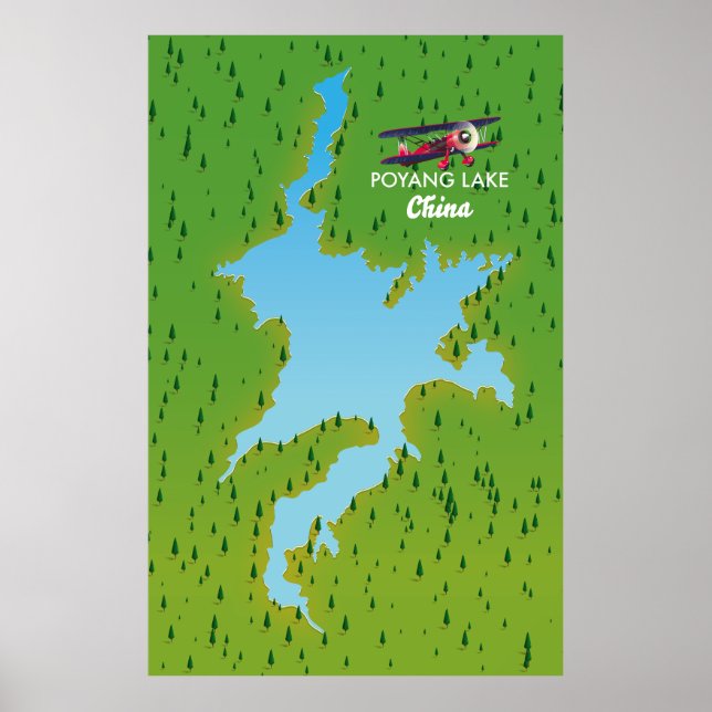 Poster Poyang Lake (Frente)