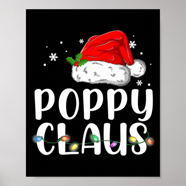 Poster Ppy Claus Santa Christmas Matching Family  (Frente)