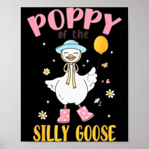 Poster Ppy Do Ganso Bobo Primeiro Aniversário Partida Fam