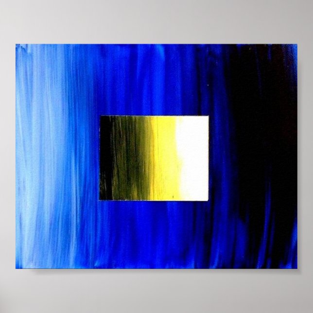 Póster Praça Azul Design Legal 3D por Teo Alfonso (Frente)