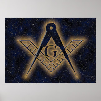 Póster Praça Celestial e Bússolas