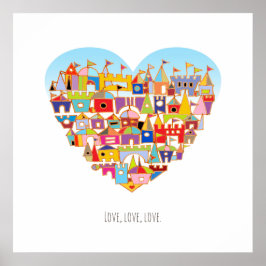 Póster Praça da Aldeia Feliz