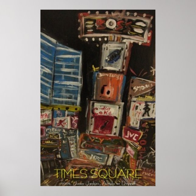 PÓSTER PRAÇA DA TIMES SQUARE (Frente)