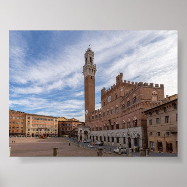 Poster Praça do Campo Siena (Frente)