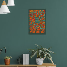 Poster Praça Maior de Madrid