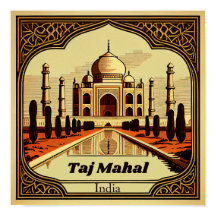 Praça Taj Mahal Vintage