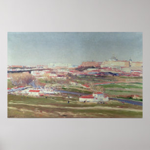 Póster Pradera de San Isidro e Palacio Real