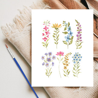 Poster Prado Alpino de Flores Silvestres