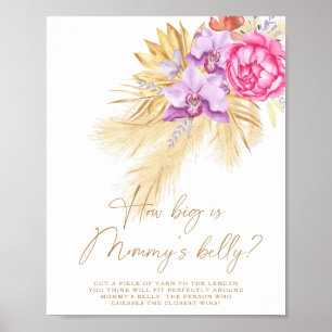 Poster Prado de Pampas - quão grande é o jogo de barriga
