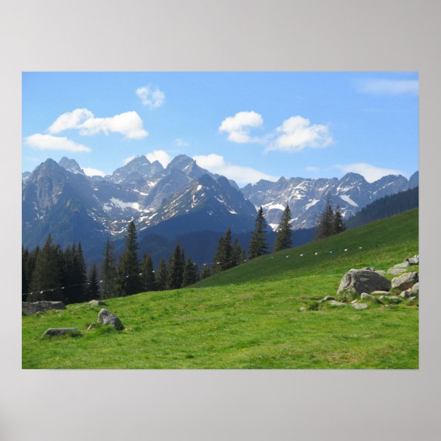 Poster Prado de Tatras Rusinowa (Frente)