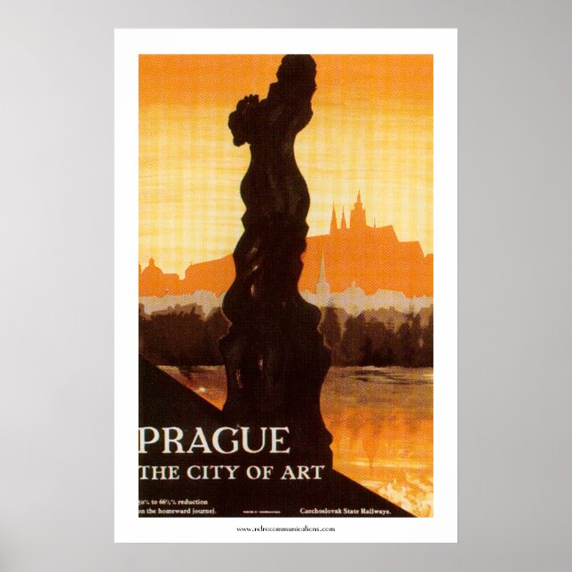 Poster Praga - A Cidade da Arte (Frente)