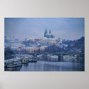 Poster Praga Castle Winter Wonderland