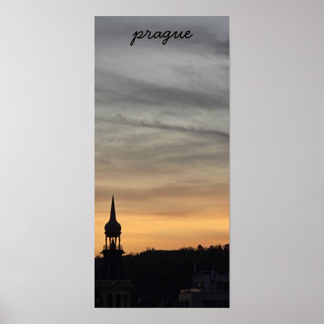Poster Praga - Tcheco (Frente)
