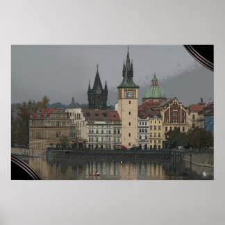 Póster PRAGUE - Rio Vltava