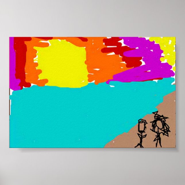 Poster Praia (Frente)