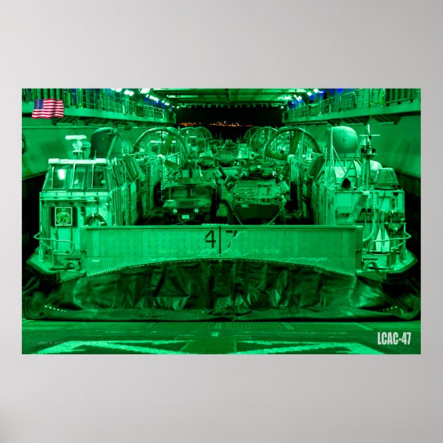 POSTER PRAIA ASSAULT - LCAC-47 (Frente)