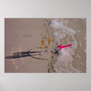 Póster Praia borbulhante pelo tdgallery