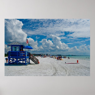 Póster Praia chave do Siesta