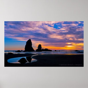 Póster praia de canhão