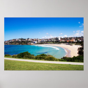 Poster Praia de Coogee, Novo Gales do Sul, Austrália