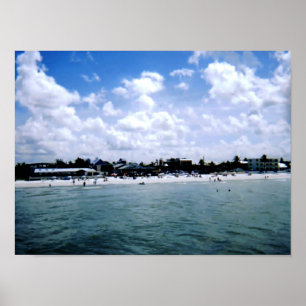 Póster Praia de Fort Myers