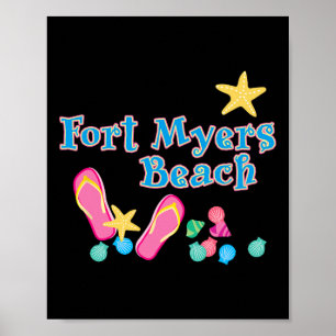 Poster Praia de Fort Myers Flórida