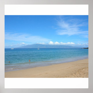 Póster Praia de Kaanapali, Maui