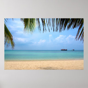 Póster Praia de Koh Phangan Tailândia