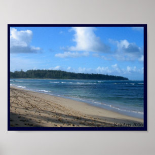 Póster Praia de Laie